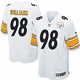 Nike Men & Women & Youth Steelers #98 Williams White Team Color Game Jersey,baseball caps,new era cap wholesale,wholesale hats